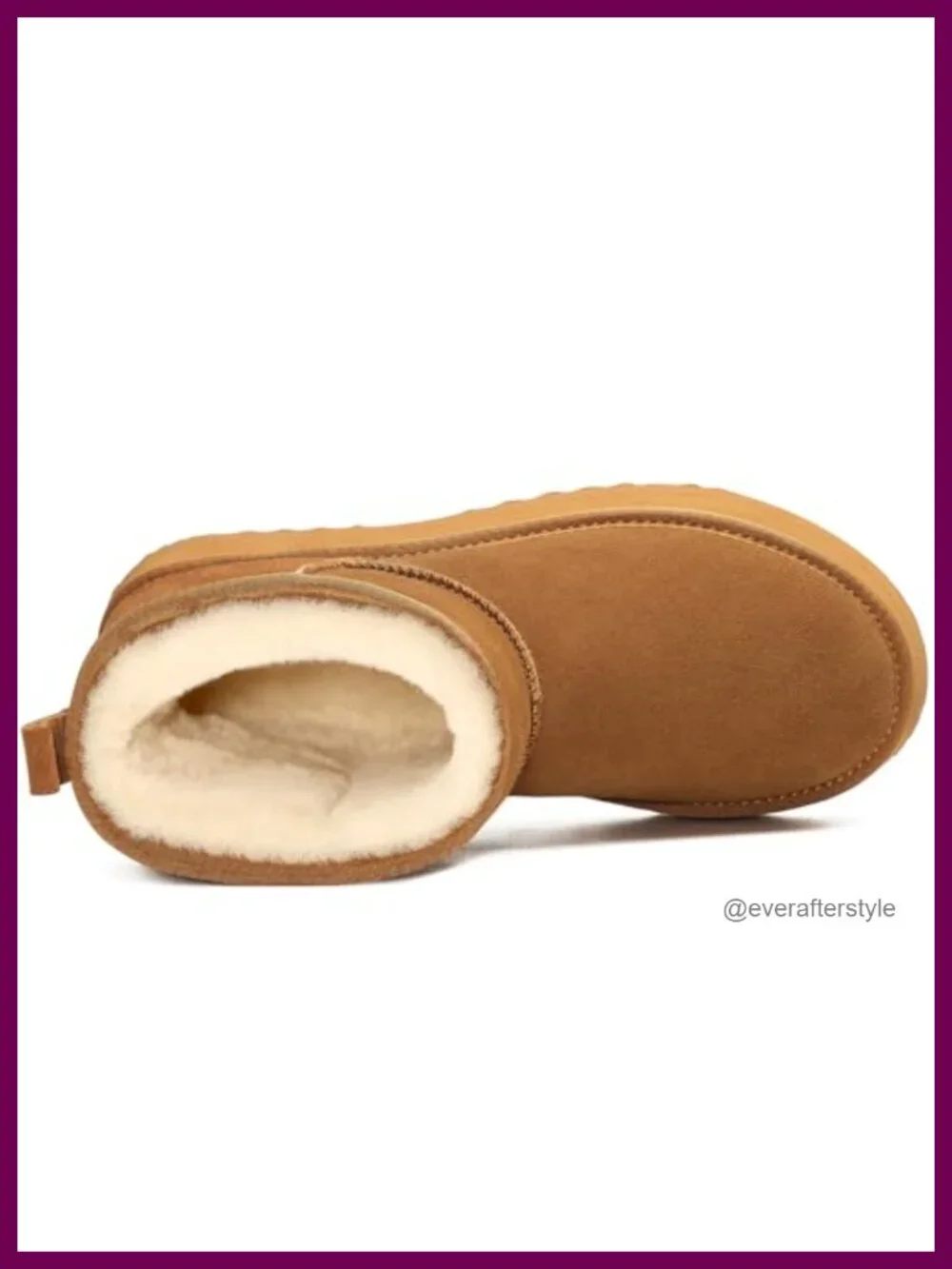 Genuine Suede Platform Mini Boots Fur Lined Winter Snow Boots Women